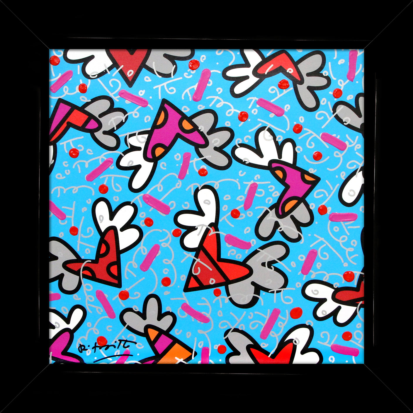 BLUE SKY -  Mixed Media Original