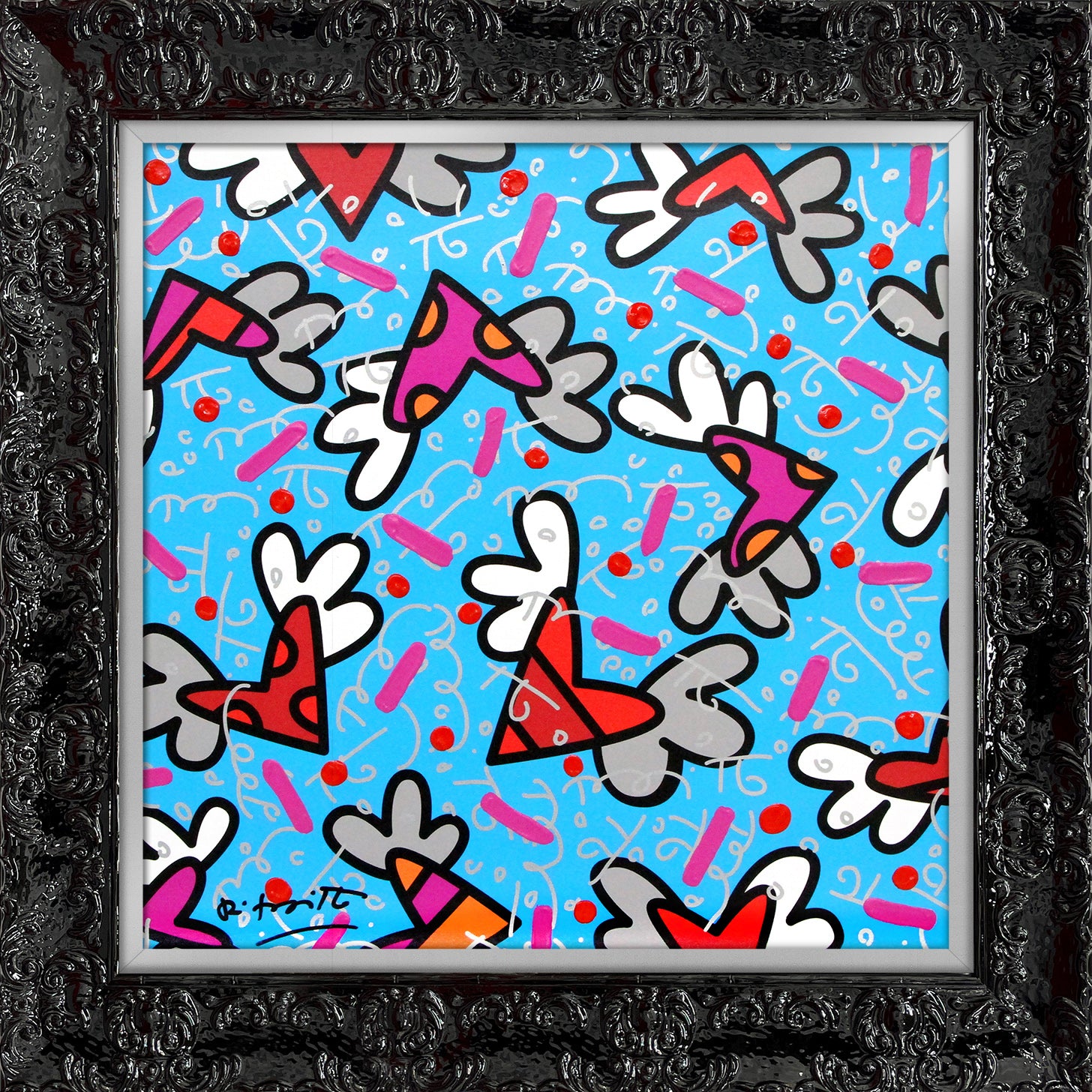 BLUE SKY -  Mixed Media Original