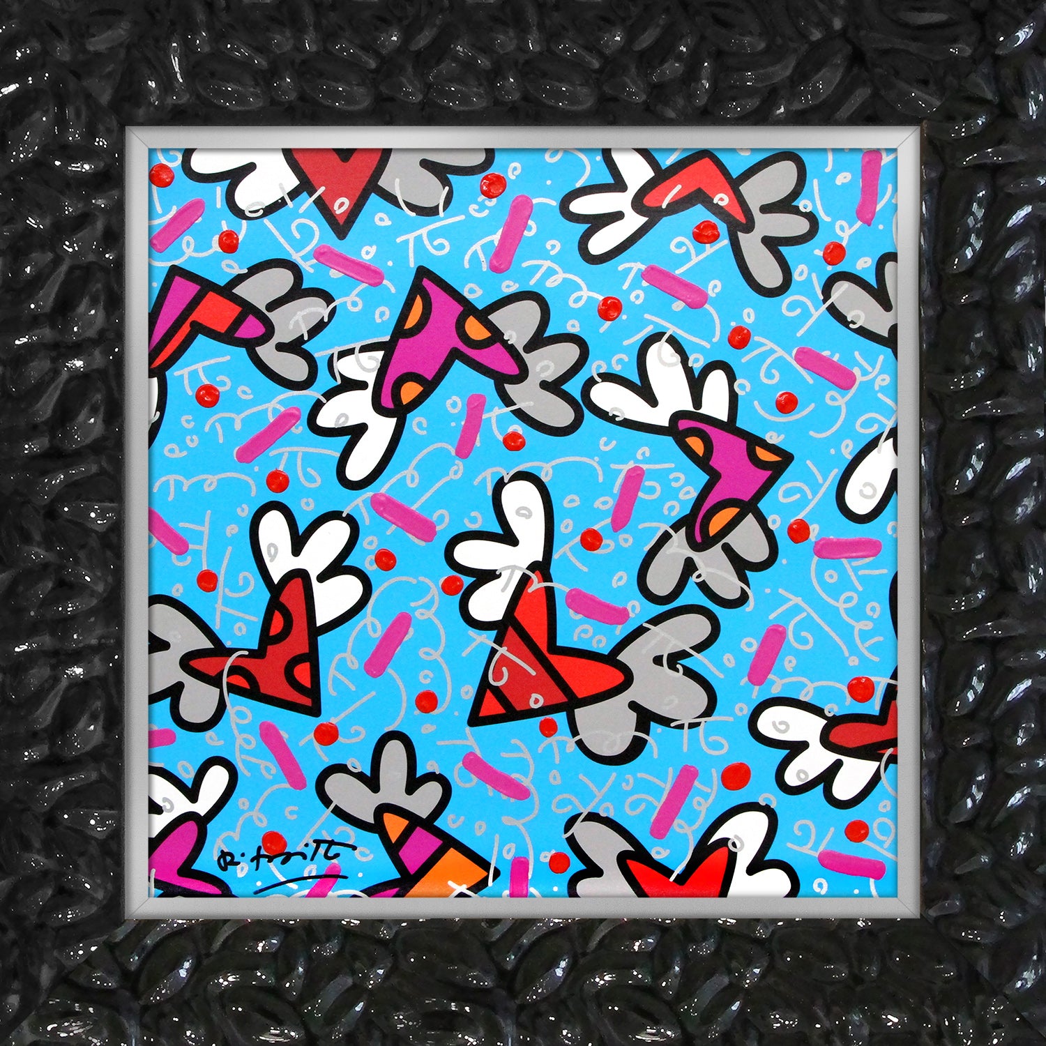 BLUE SKY -  Mixed Media Original