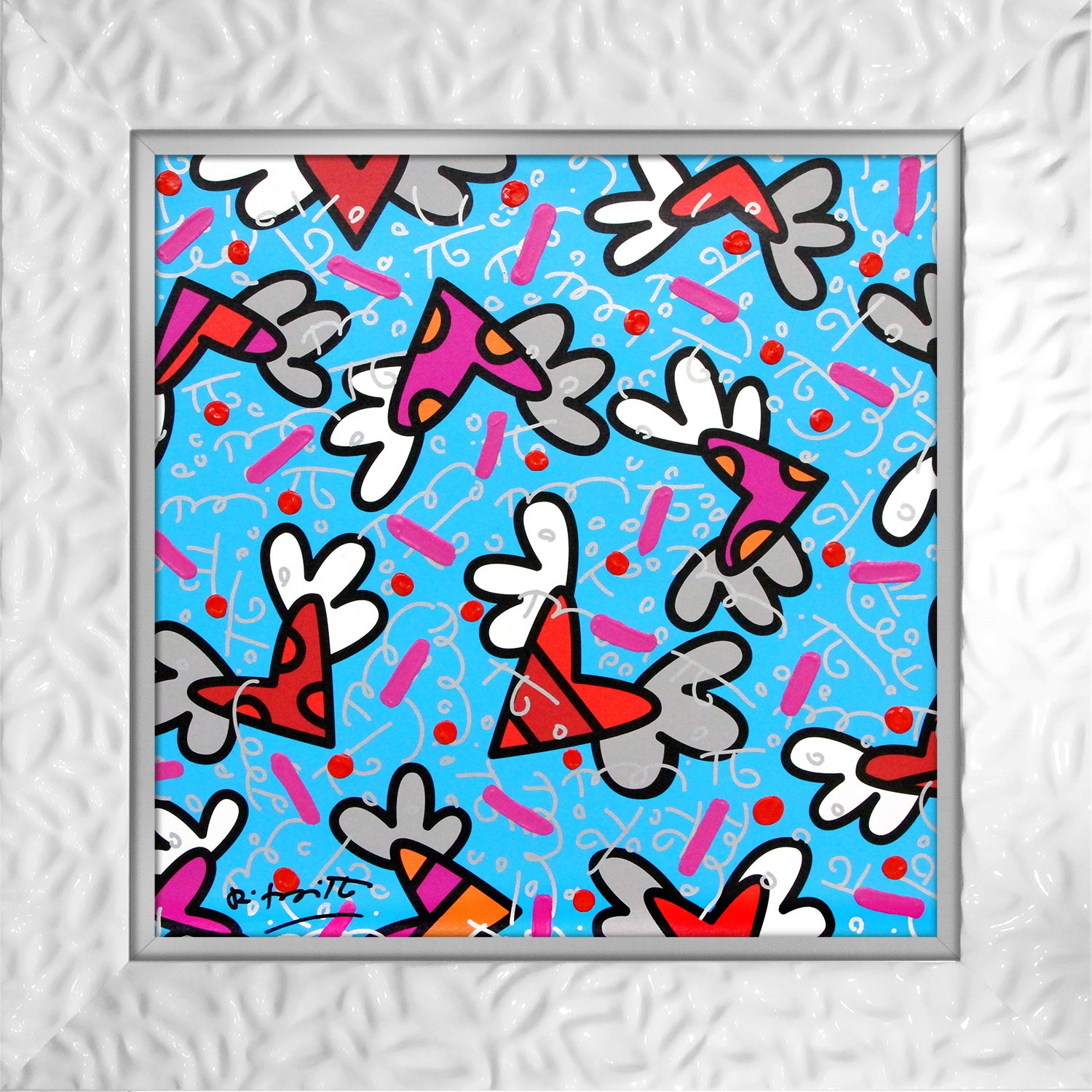 BLUE SKY -  Mixed Media Original