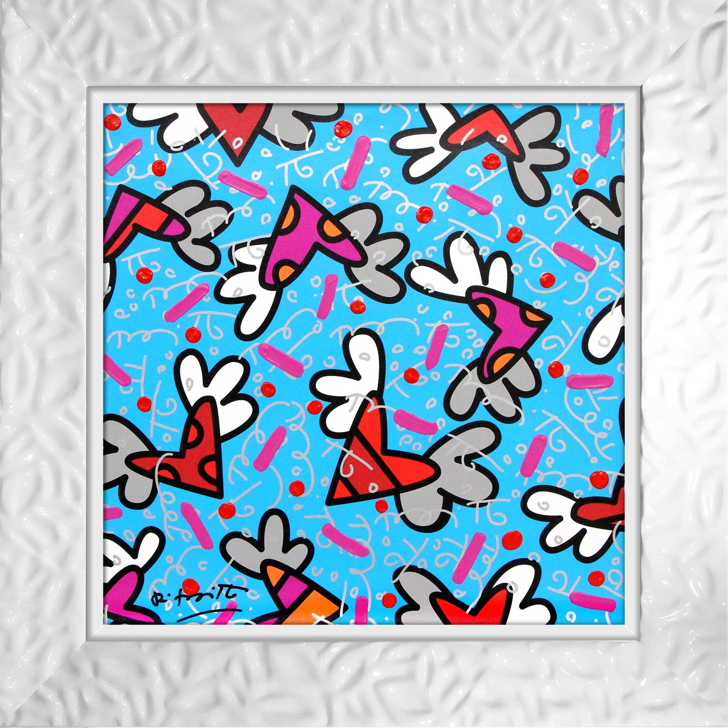 BLUE SKY -  Mixed Media Original