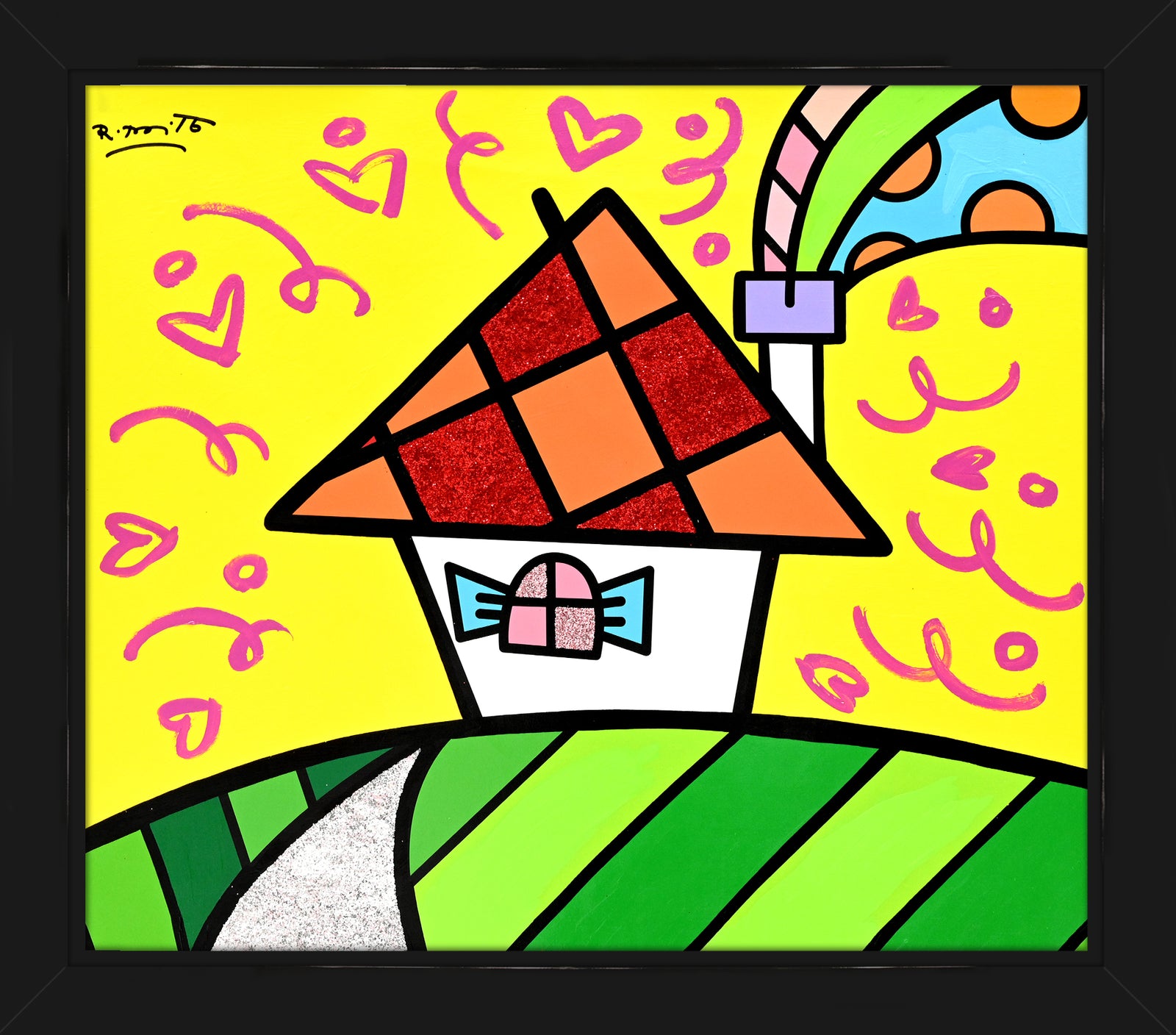 UP THE HILL - Mixed Media Original