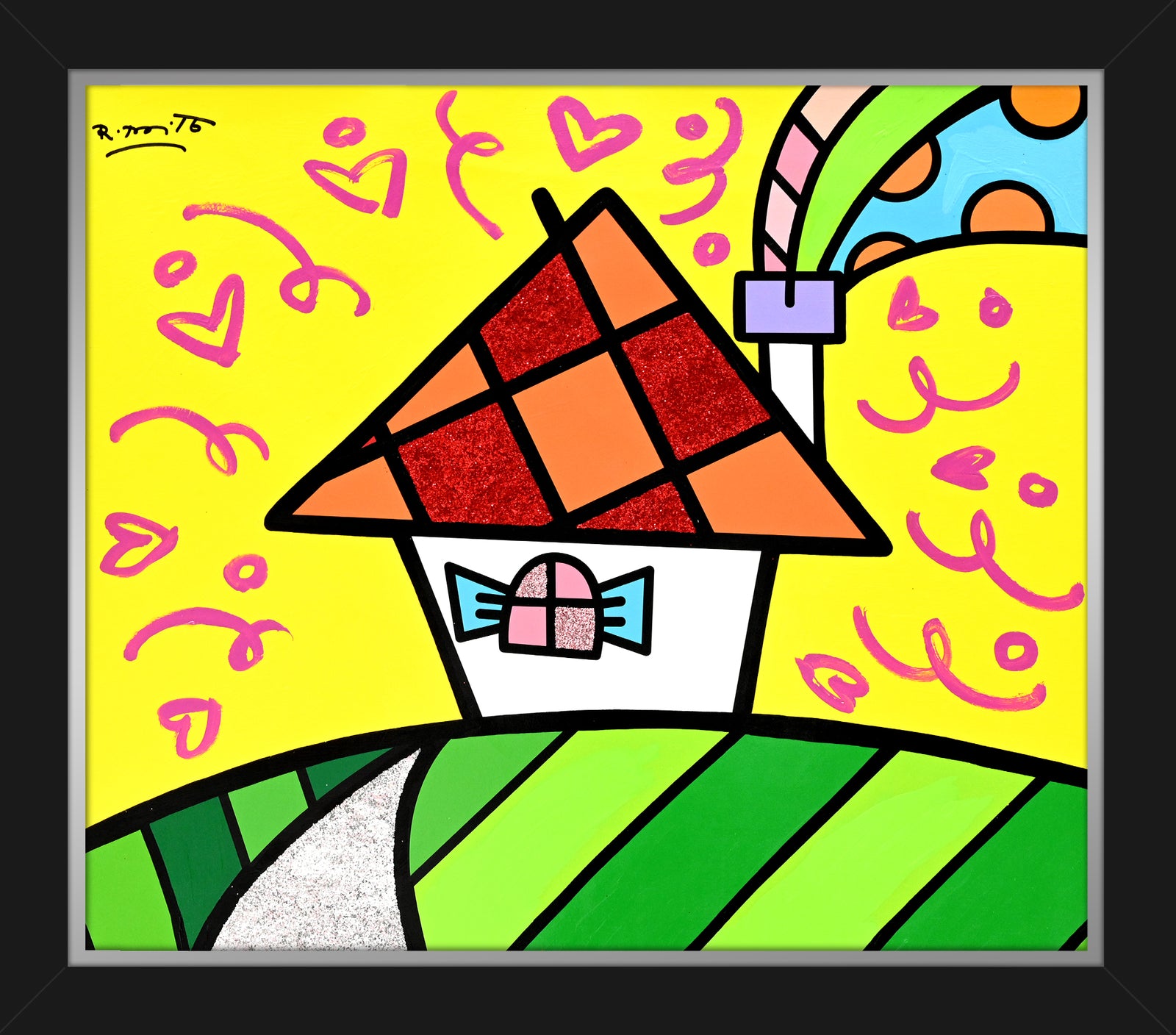 UP THE HILL - Mixed Media Original