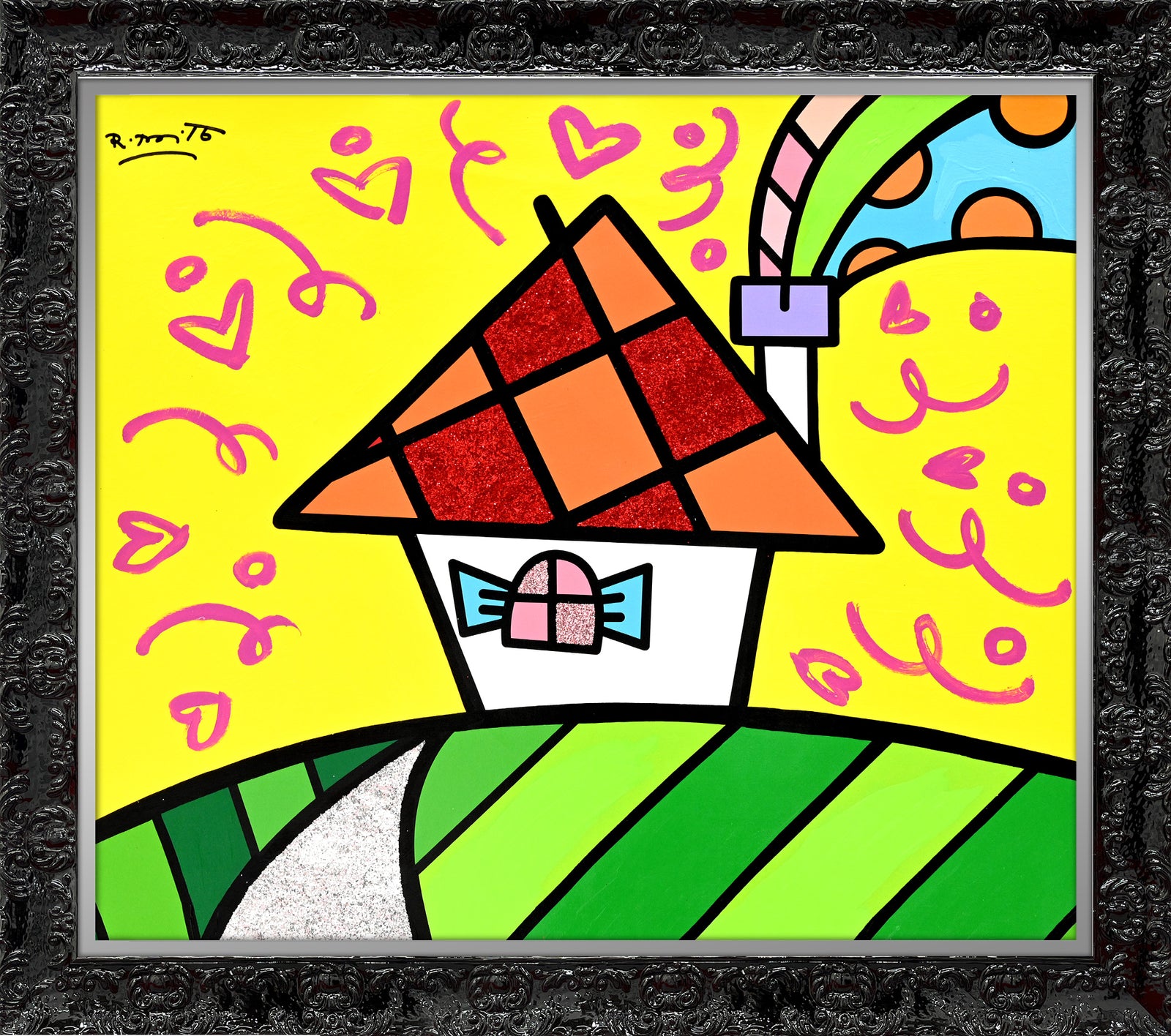 UP THE HILL - Mixed Media Original