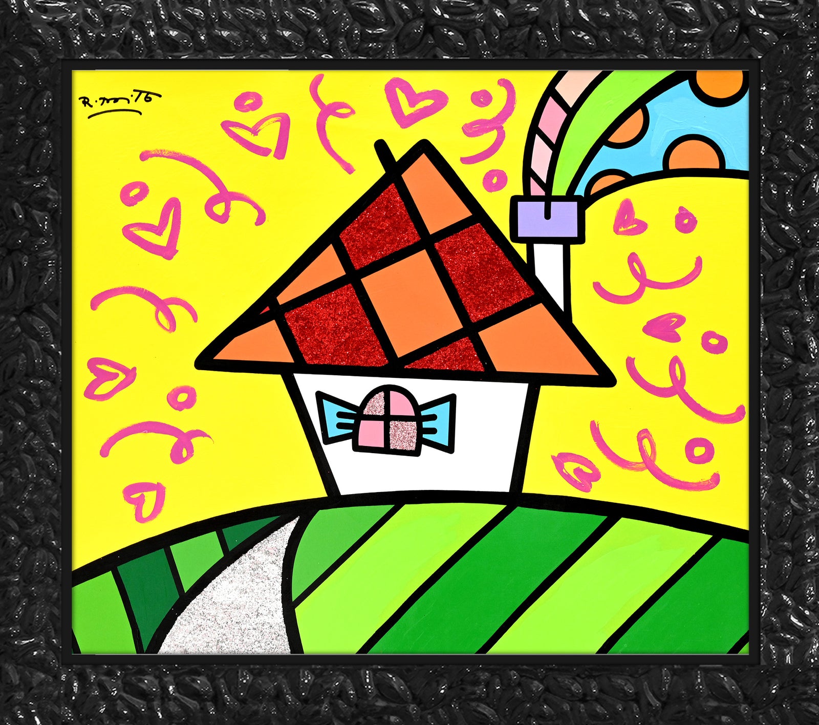 UP THE HILL - Mixed Media Original