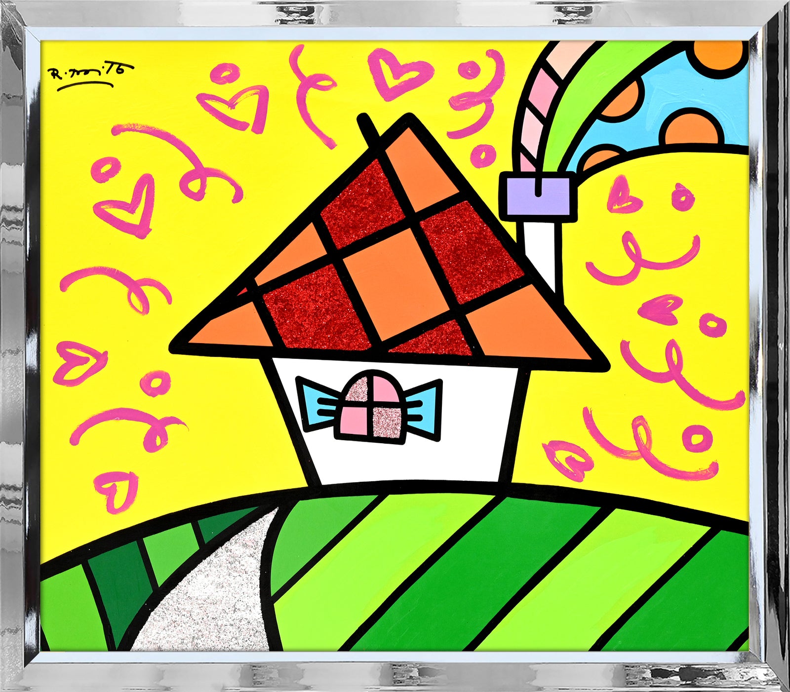 UP THE HILL - Mixed Media Original