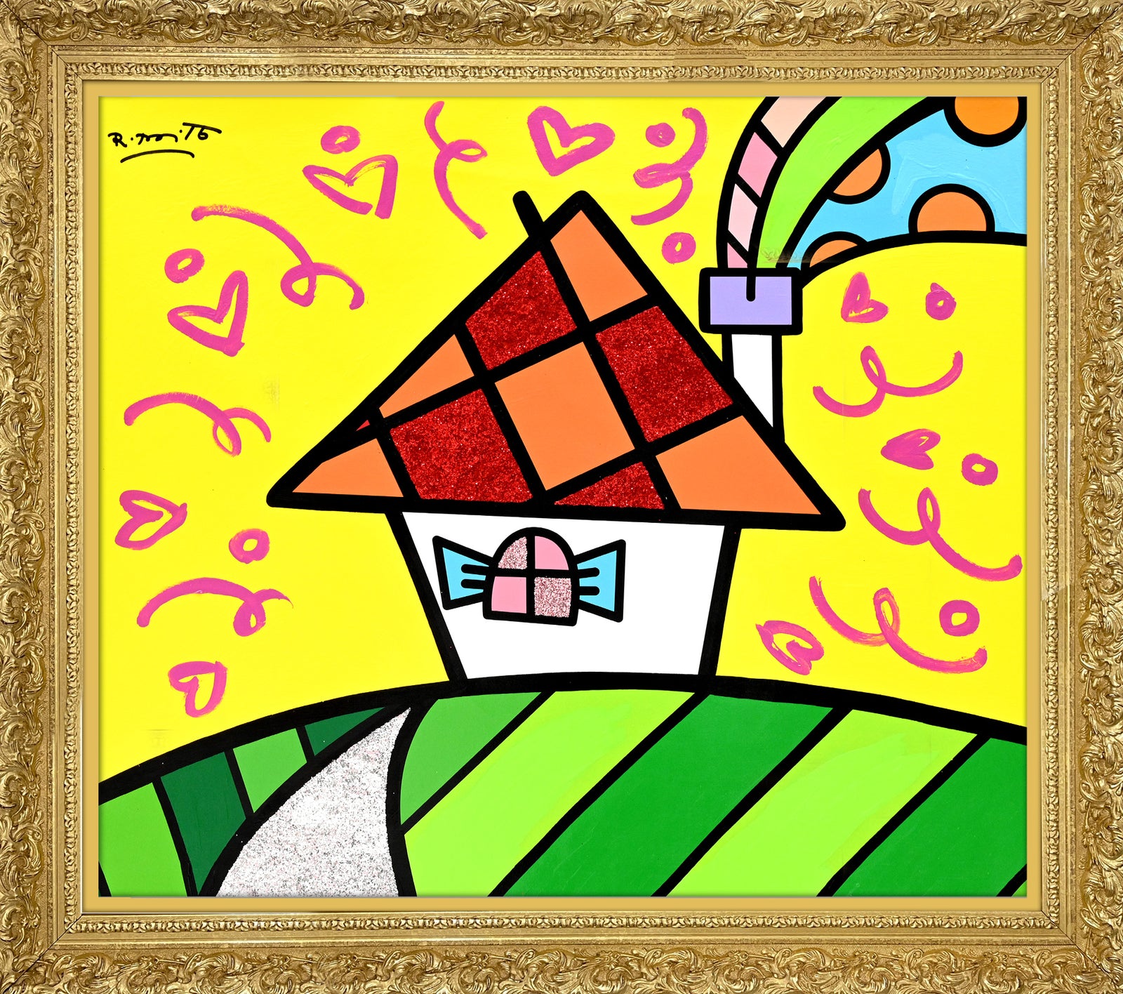 UP THE HILL - Mixed Media Original