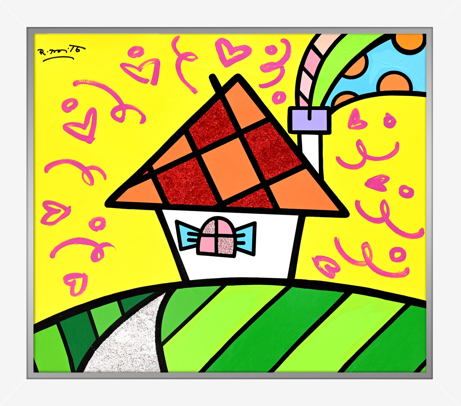 UP THE HILL - Mixed Media Original