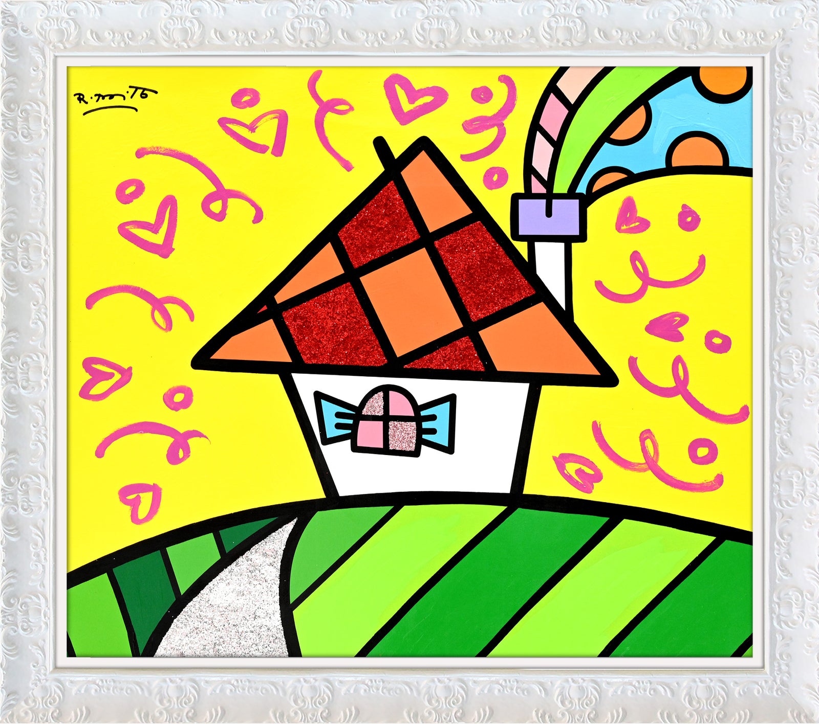 UP THE HILL - Mixed Media Original