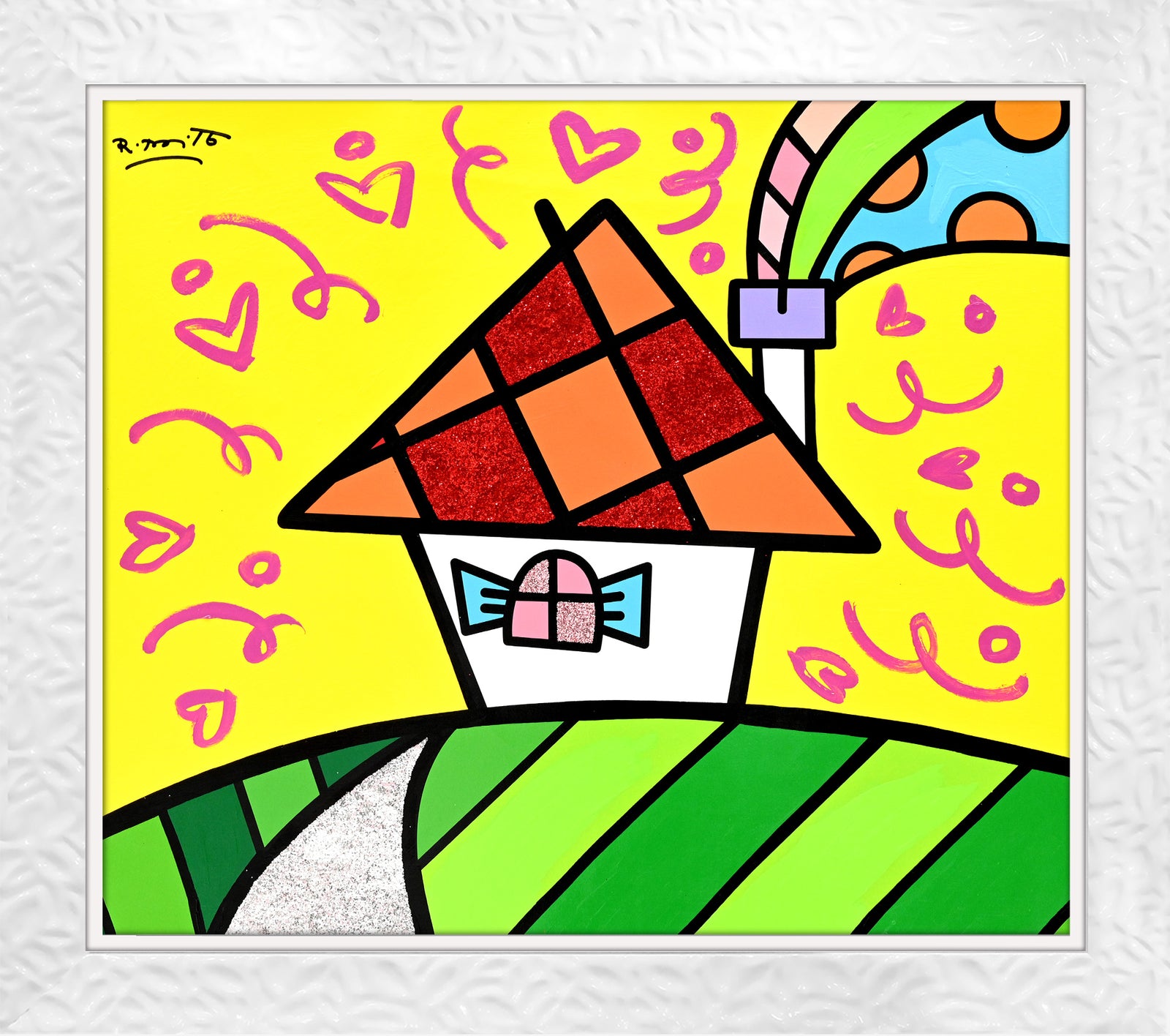 UP THE HILL - Mixed Media Original