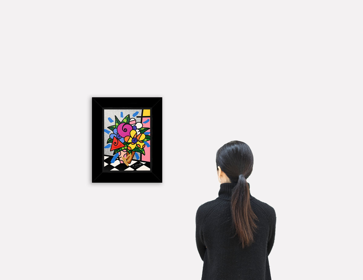 FLOWERS FOR YOU -  Mixed Media Original