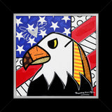 AMERICAN EAGLE -  Mixed Media Original *SOLD*