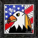 AMERICAN EAGLE -  Mixed Media Original *SOLD*