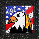 AMERICAN EAGLE -  Mixed Media Original *SOLD*