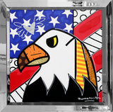 AMERICAN EAGLE -  Mixed Media Original *SOLD*