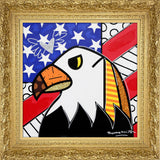AMERICAN EAGLE -  Mixed Media Original *SOLD*