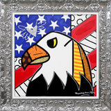 AMERICAN EAGLE -  Mixed Media Original *SOLD*