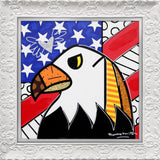 AMERICAN EAGLE -  Mixed Media Original *SOLD*
