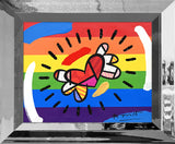 HEART PRIDE -  Mixed Media Original