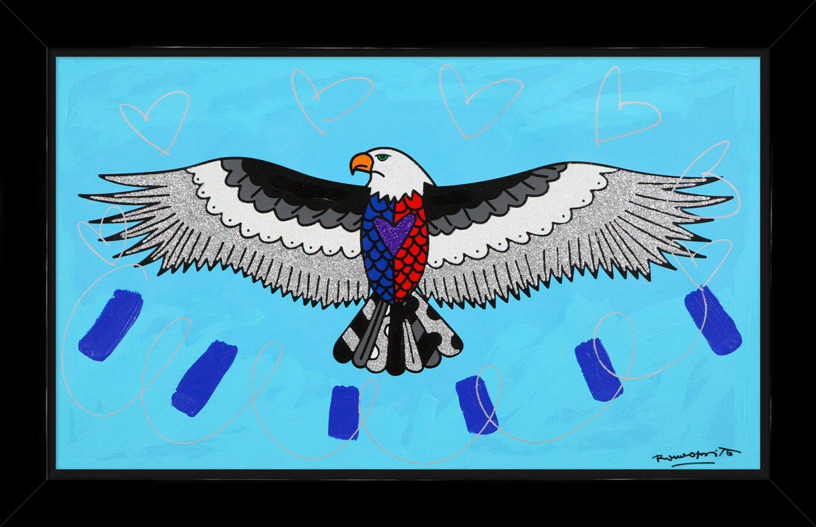 Free (Eagle) - Mixed Media Original