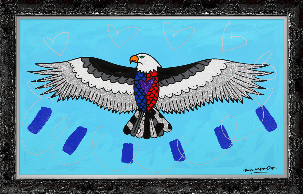 Free (Eagle) - Mixed Media Original