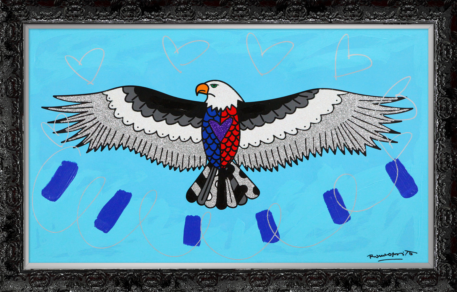 Free (Eagle) - Mixed Media Original