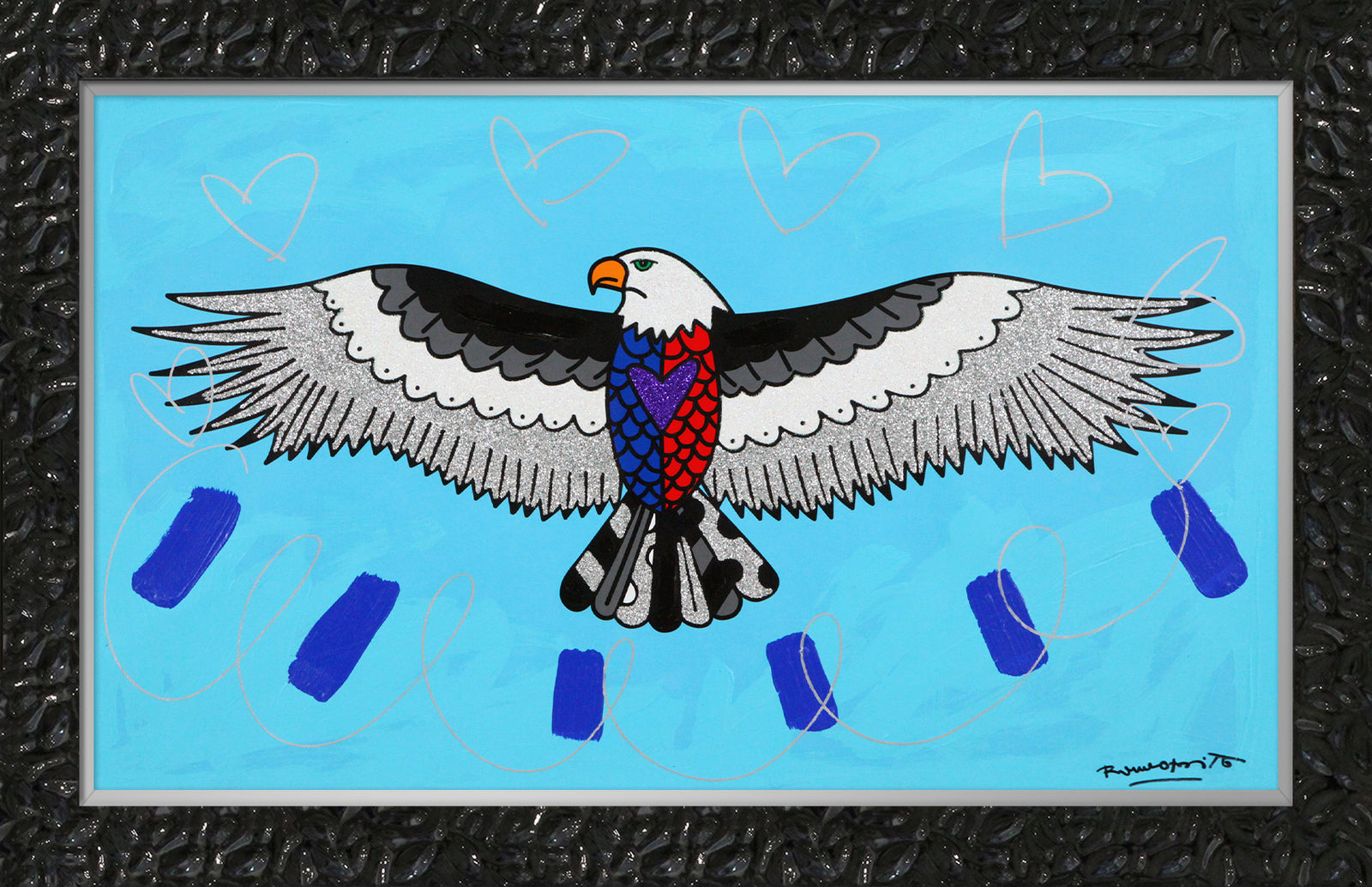 Free (Eagle) - Mixed Media Original