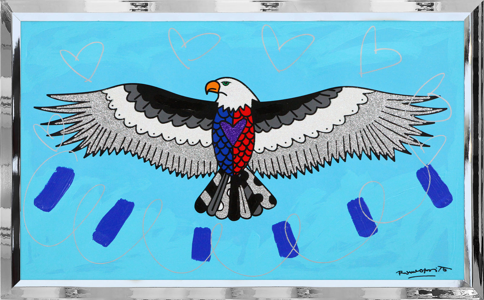 Free (Eagle) - Mixed Media Original
