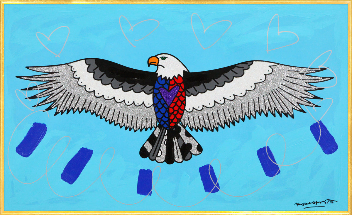 Free (Eagle) - Mixed Media Original