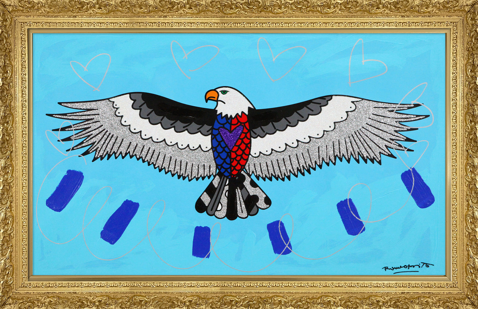 Free (Eagle) - Mixed Media Original