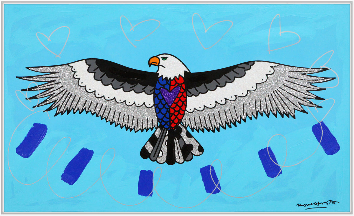 Free (Eagle) - Mixed Media Original