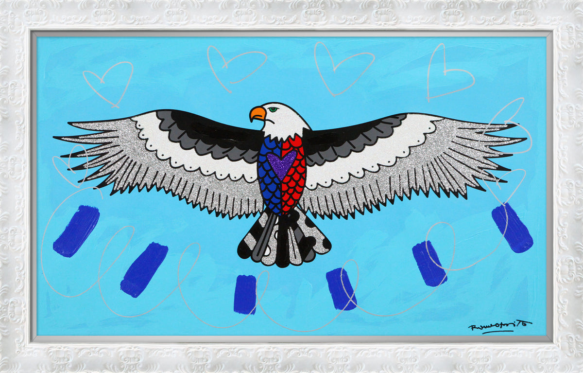 Free (Eagle) - Mixed Media Original