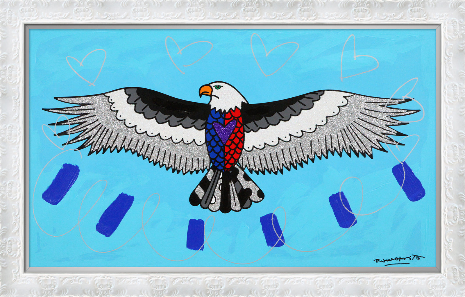 Free (Eagle) - Mixed Media Original