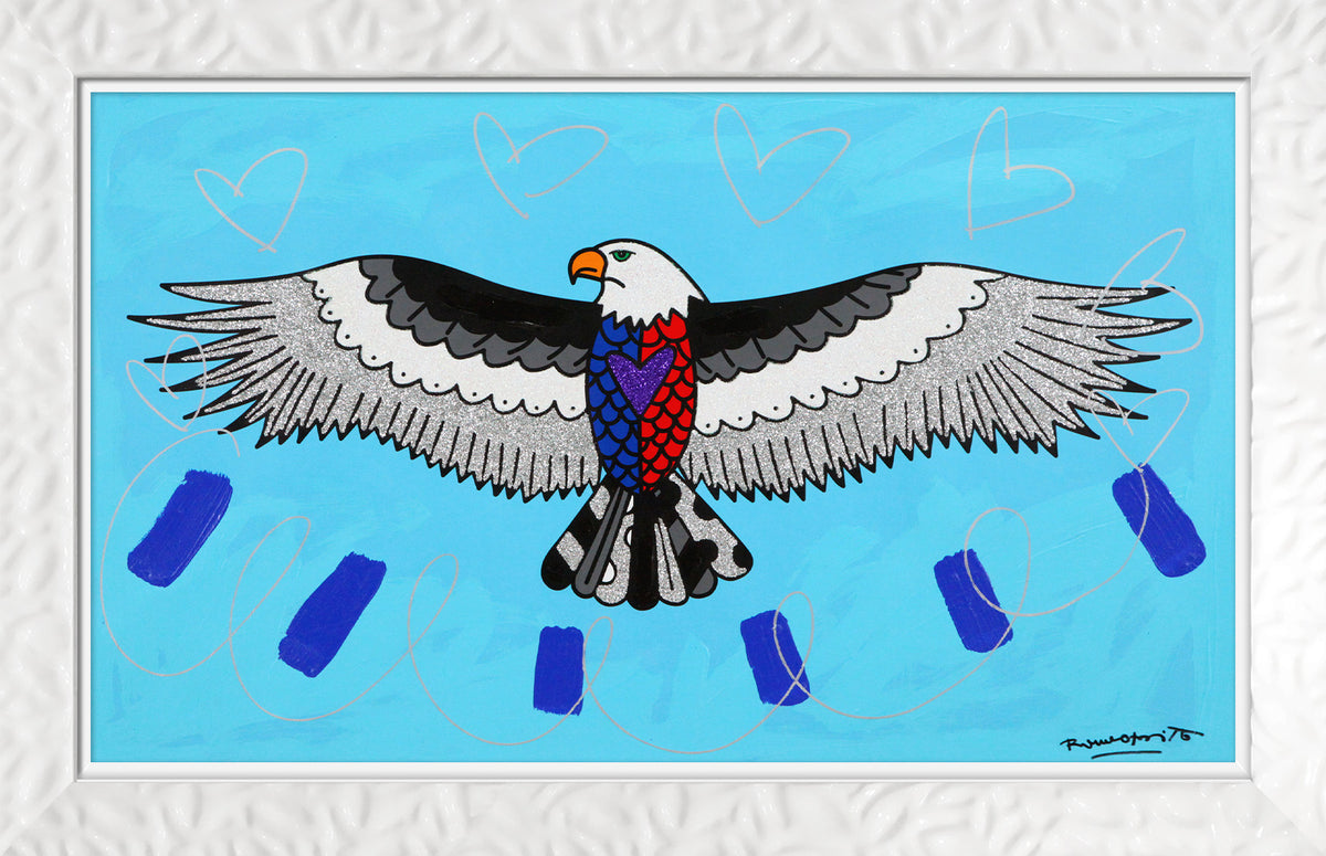 Free (Eagle) - Mixed Media Original