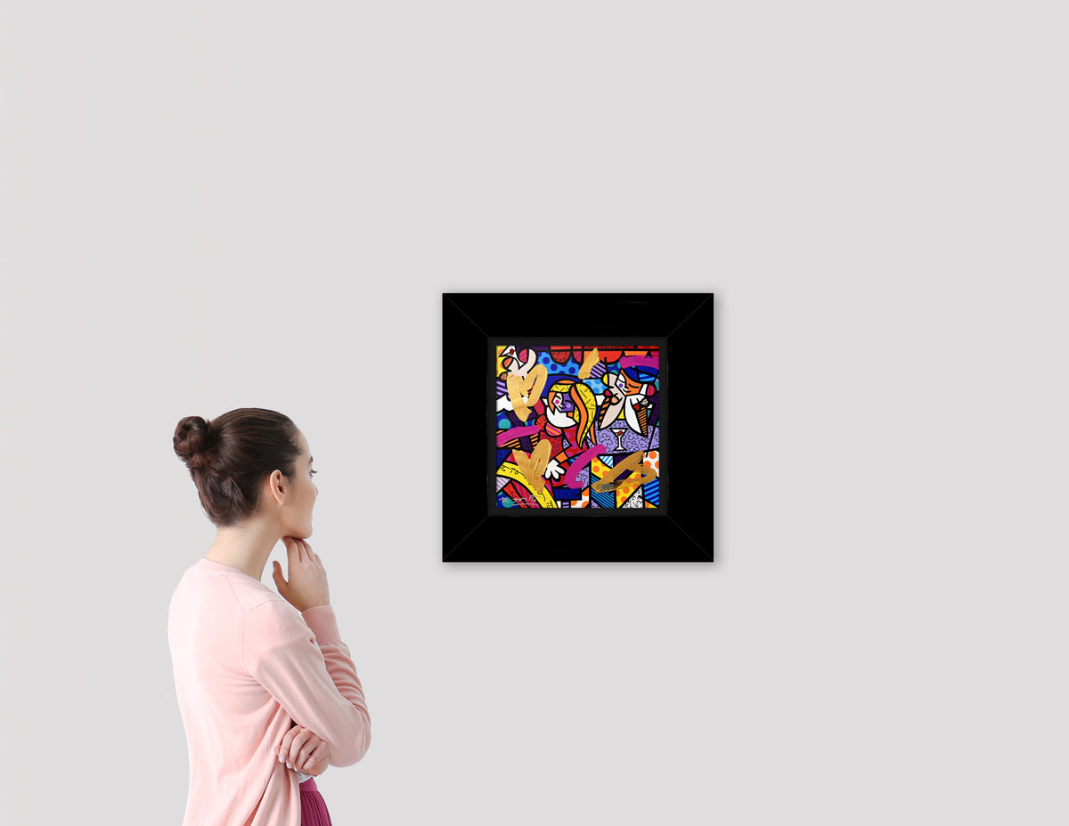 DOING LUNCH AGAIN -  Mixed Media Original