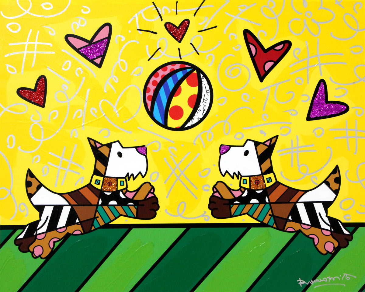 PLAYING TIME -  Mixed Media Original