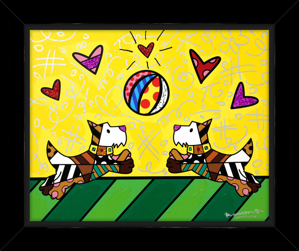 PLAYING TIME -  Mixed Media Original