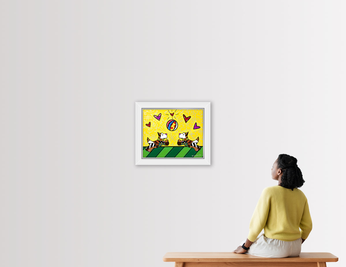 PLAYING TIME -  Mixed Media Original