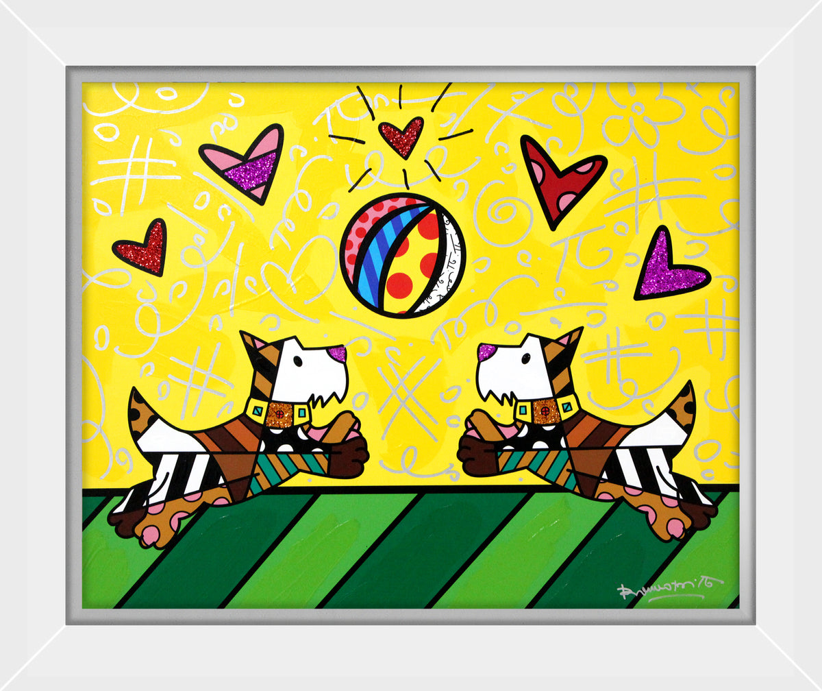 PLAYING TIME -  Mixed Media Original