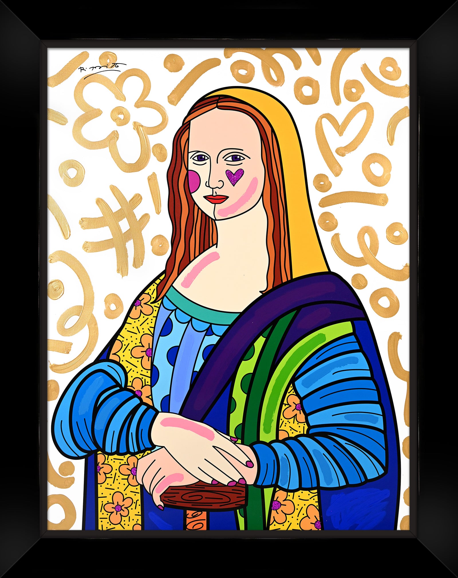 MONA LISA -  Mixed Media Original