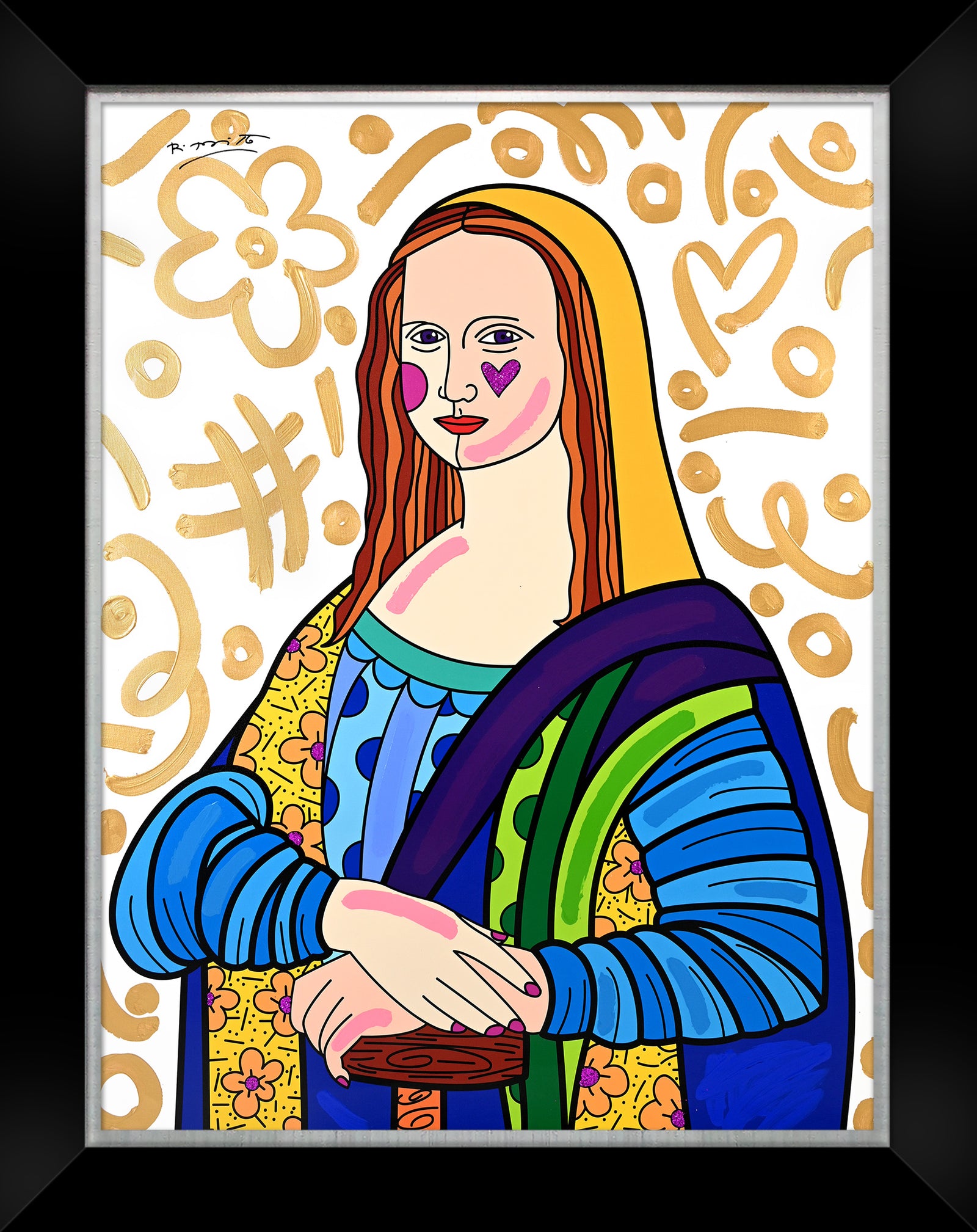 MONA LISA -  Mixed Media Original