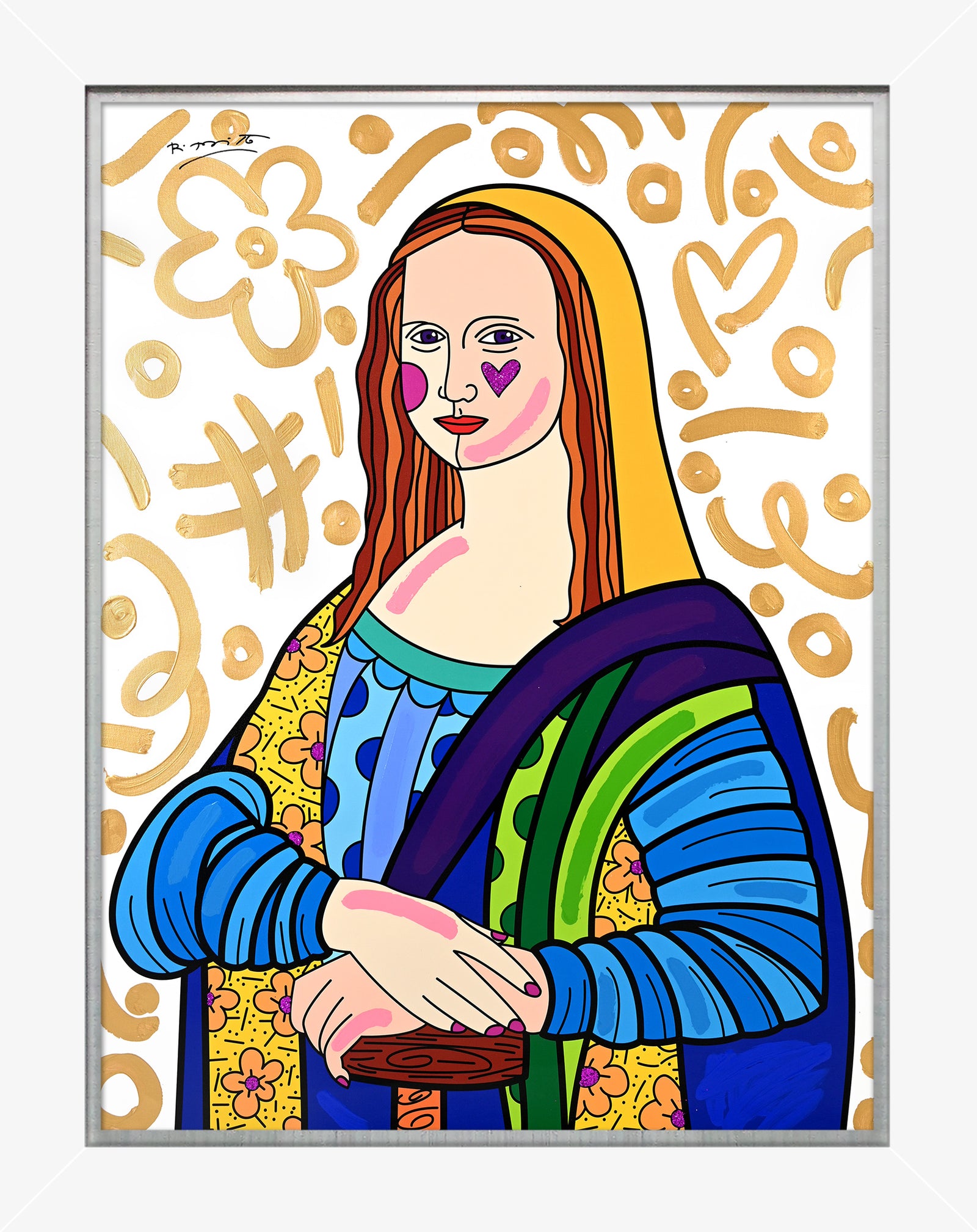 MONA LISA -  Mixed Media Original