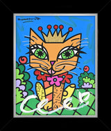 ROYALTY CAT - Mixed Media Original