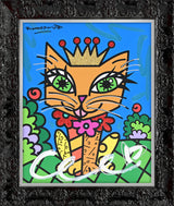 ROYALTY CAT - Mixed Media Original