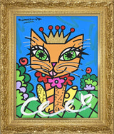 ROYALTY CAT - Mixed Media Original