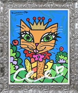 ROYALTY CAT - Mixed Media Original