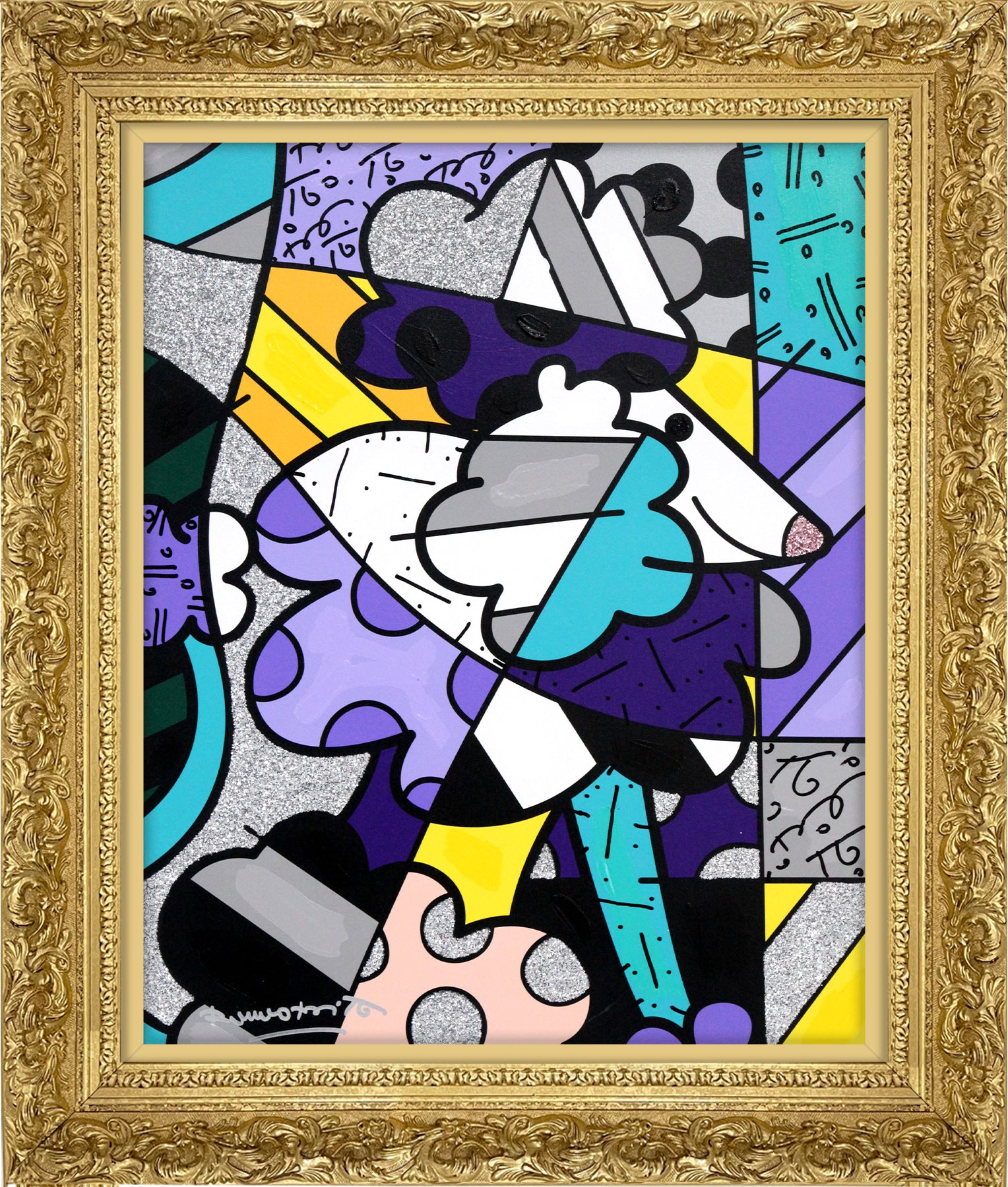 FRENCH LOVE -  Mixed Media Original