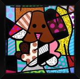 BROWN DOG -  Mixed Media Original