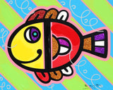 TROPICAL FISH -  Mixed Media Original