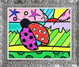 LADY BUG - Mixed Media Original